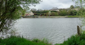 Moulin de la Bavouze, vu du contre-halage